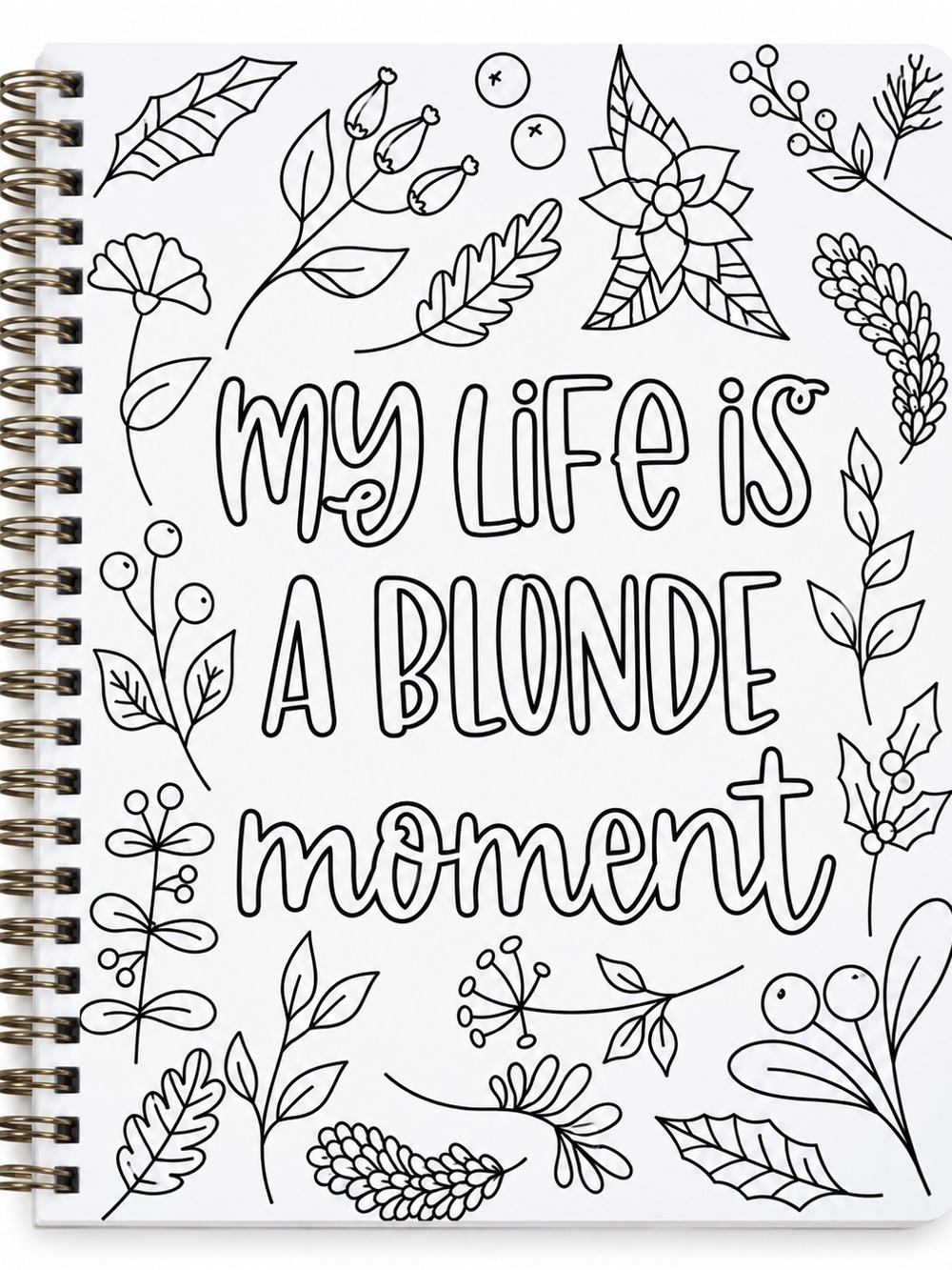 Balanced and Blooming Adult Coloring Book - Picture 2 of 4